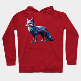 Floral Fox Hoodie